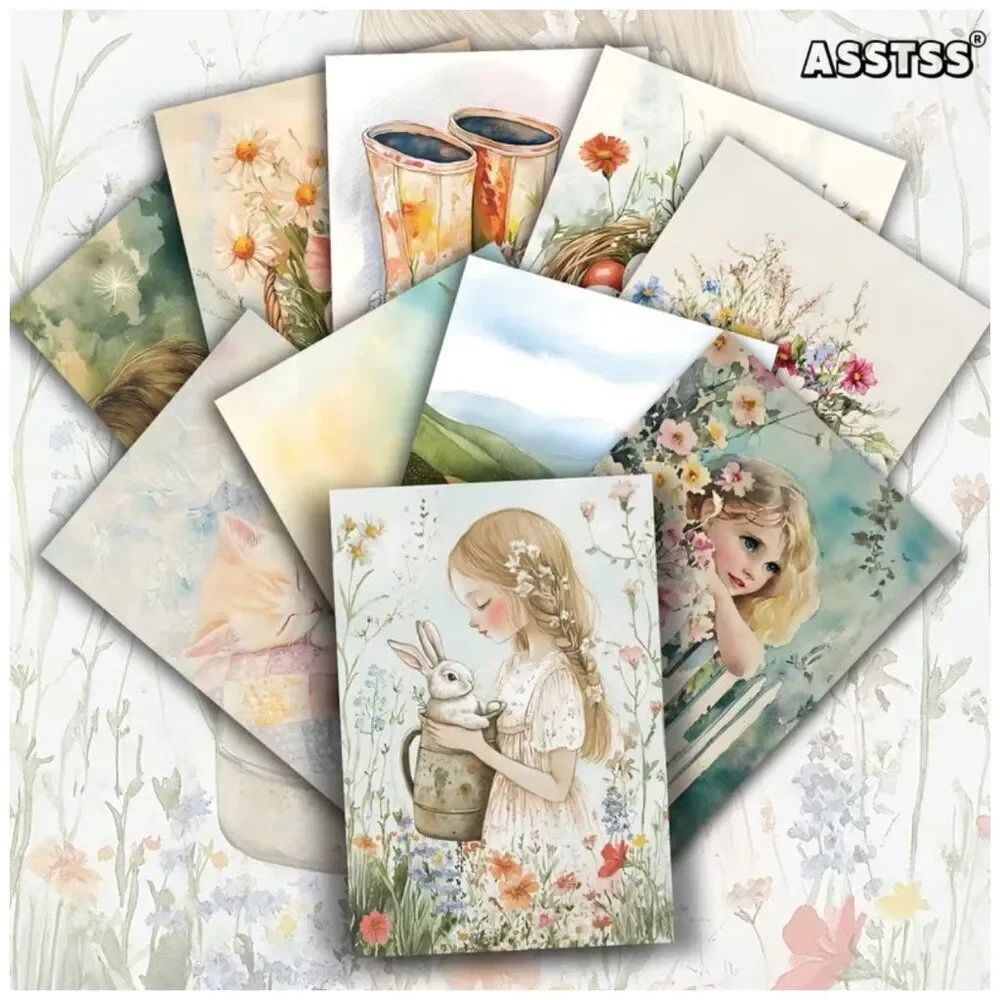 NWT 20pc Vintage Easter Postcard Card Set Scrapbook Junk Journal Craft Ephemera